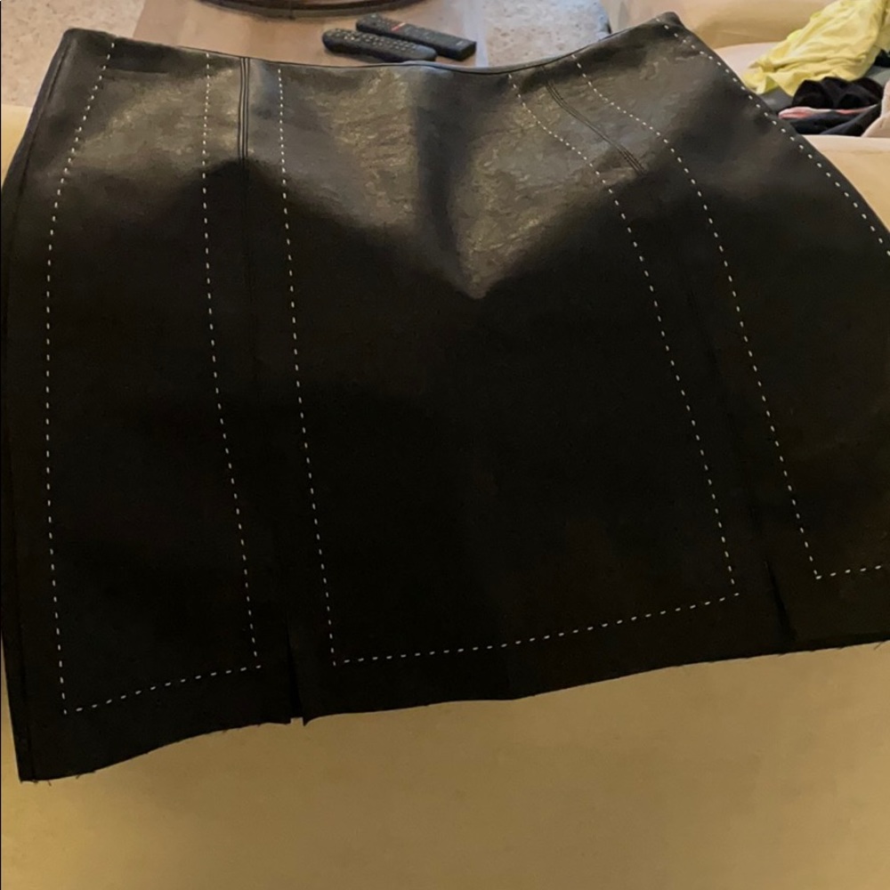Leather skirt